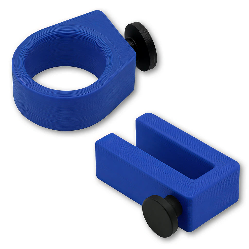Sunglasses Ring and Utility Hook combo in blue. Compatible with Bat Saver™, Drink Saver™ and Phone Saver™.