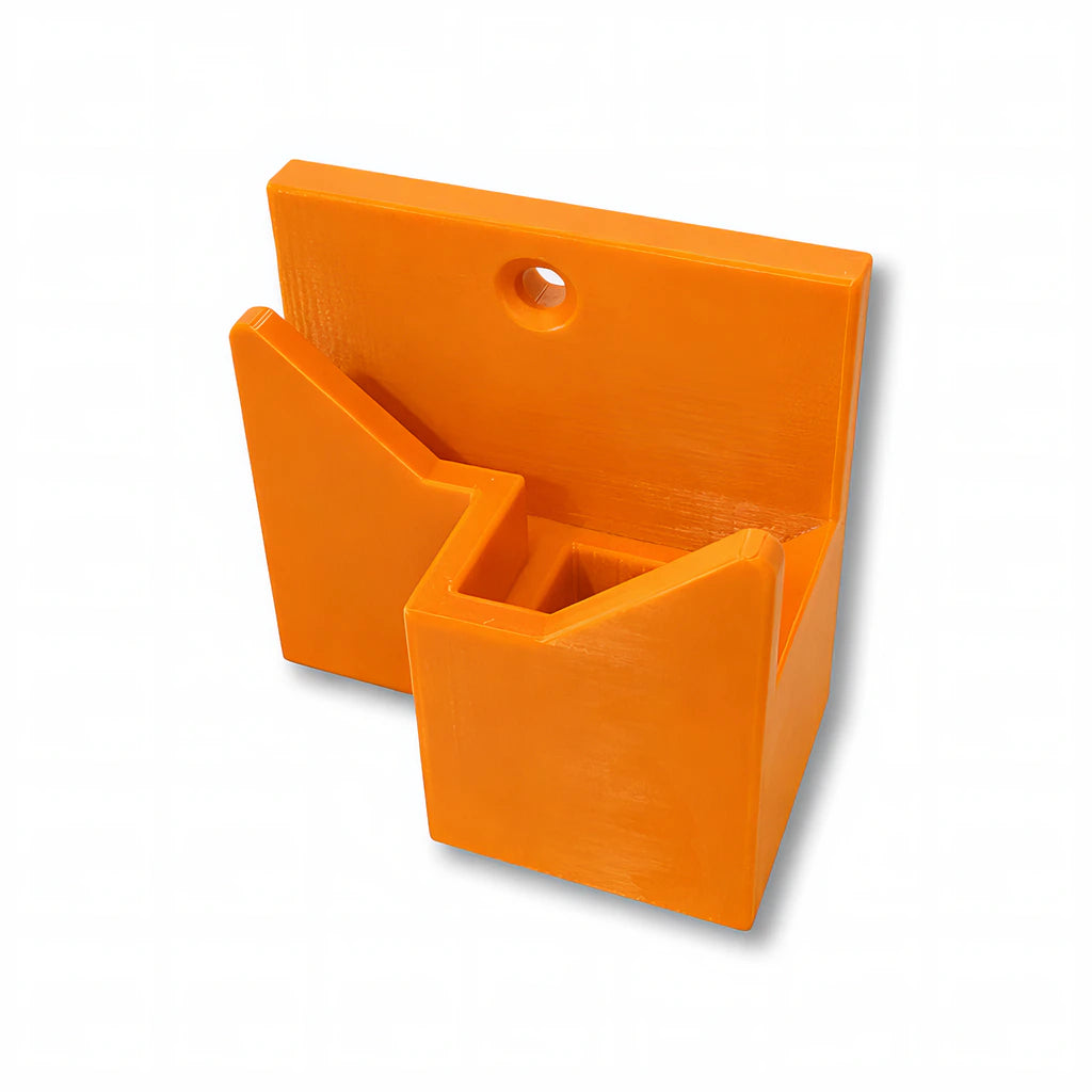 Wall Mount Adapter in orange. Compatible with all Bat Saver™ products.